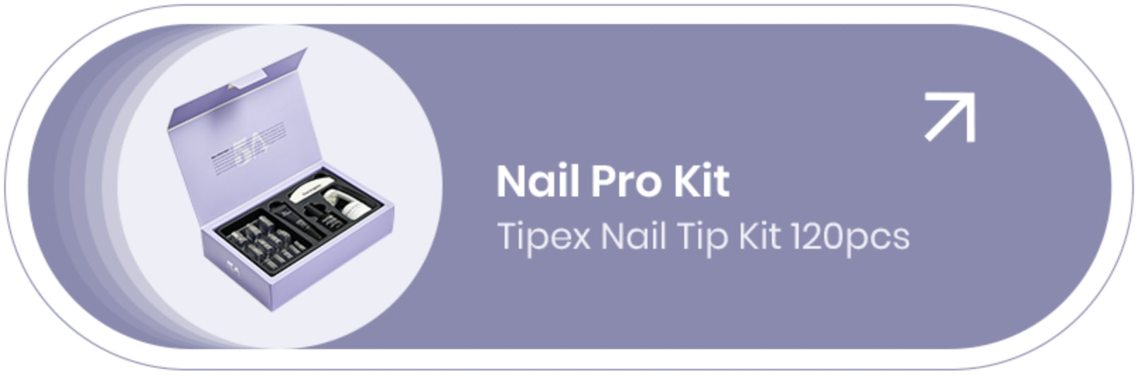 Tipex Instant Apex Pre-Sculpted Acrylic Nail Tips Kit - 120pcs + Nail –  Five Angeles